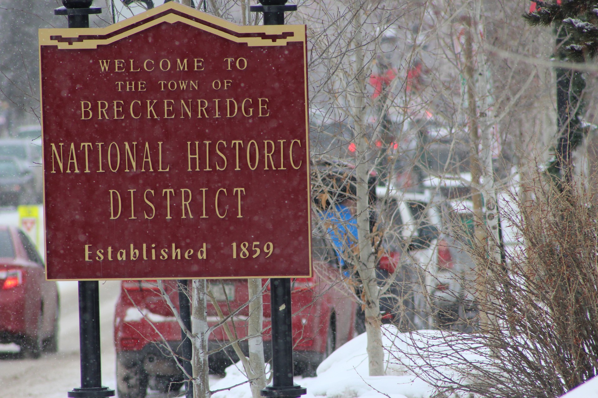 Winter Snow in Breckenridge, Colorado